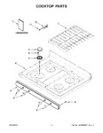 Diagram for 02 - Cooktop Parts