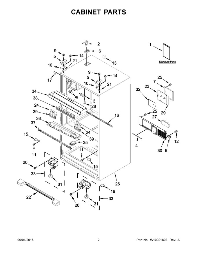 Diagram for WRX735SDBE01