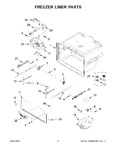 Diagram for 04 - Freezer Liner Parts