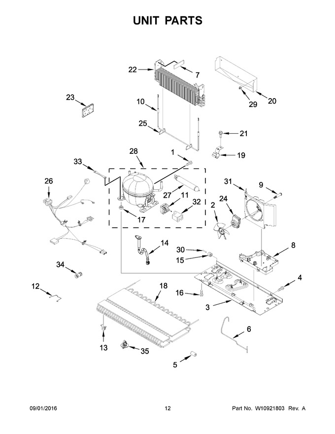 Diagram for WRX735SDBH01