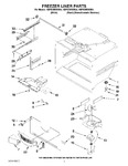 Diagram for 02 - Freezer Liner Parts