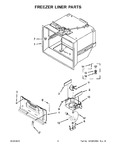 Diagram for 04 - Freezer Liner Parts