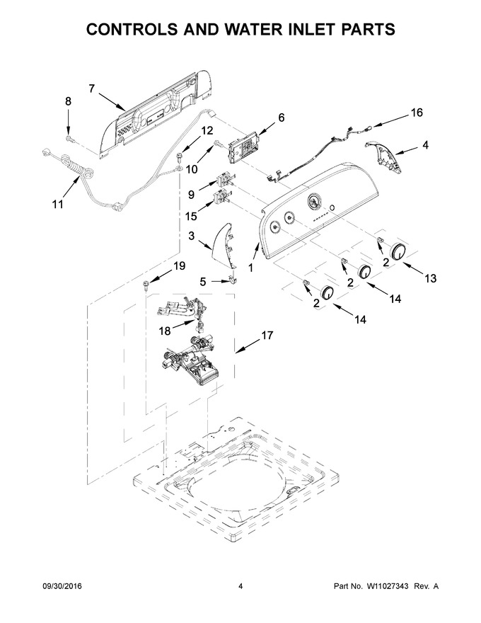 Diagram for WTW4715EW2