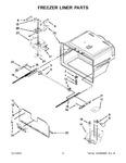 Diagram for 04 - Freezer Liner Parts