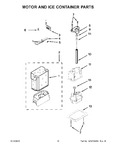 Diagram for 06 - Motor And Ice Container Parts