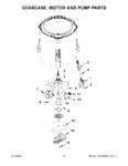 Diagram for 05 - Gearcase, Motor And Pump Parts