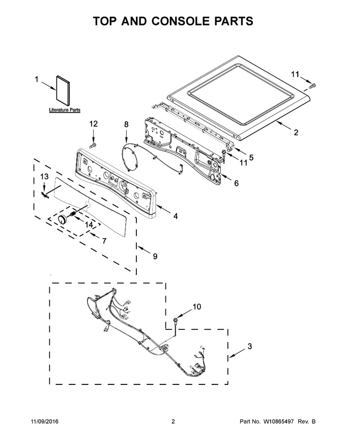 Diagram for WED9290FW0