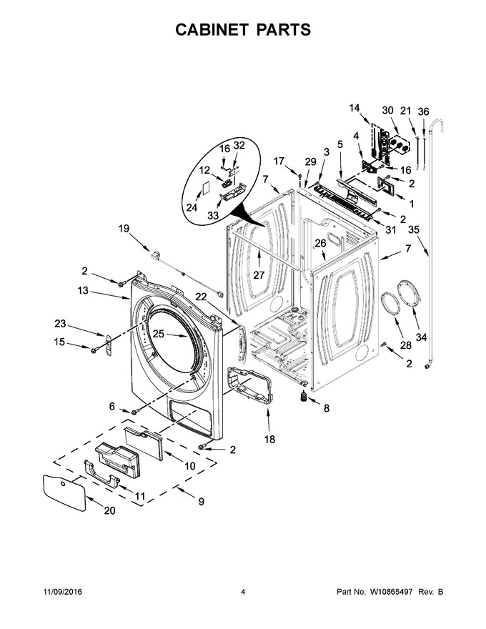 Diagram for WED9290FC0