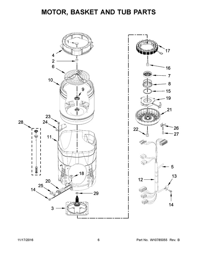 Diagram for WTW8700EC0