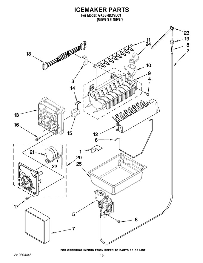 Diagram for GX5SHDXVD03