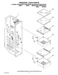 Diagram for 04 - Freezer Liner Parts