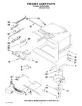 Diagram for 02 - Freezer Liner Parts