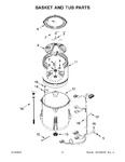 Diagram for 04 - Basket And Tub Parts