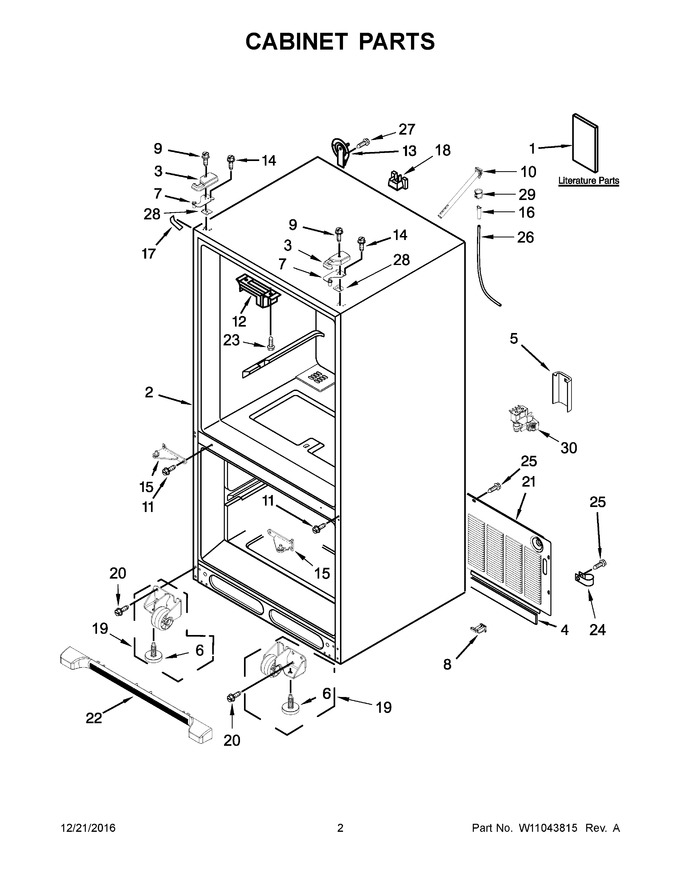 Diagram for WRF535SWHW00