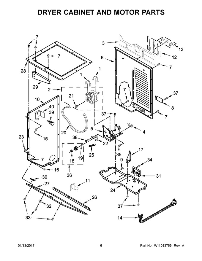 Diagram for WGT4027EW1