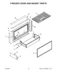 Diagram for 08 - Freezer Door And Basket Parts