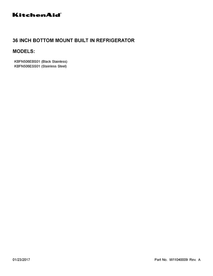 Diagram for KBFN506EBS01