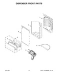 Diagram for 09 - Dispenser Front Parts