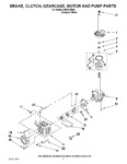 Diagram for 08 - Brake, Clutch, Gearcase, Motor And Pump Parts