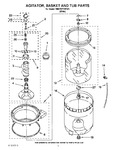 Diagram for 03 - Agitator, Basket And Tub Parts