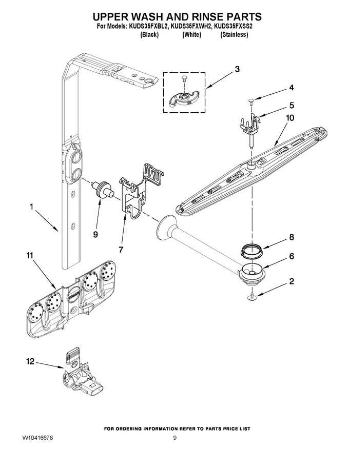 Diagram for KUDS35FXWH2