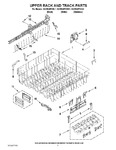 Diagram for 09 - Upper Rack And Track Parts