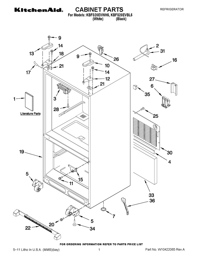 Diagram for KBFS20EVWH5