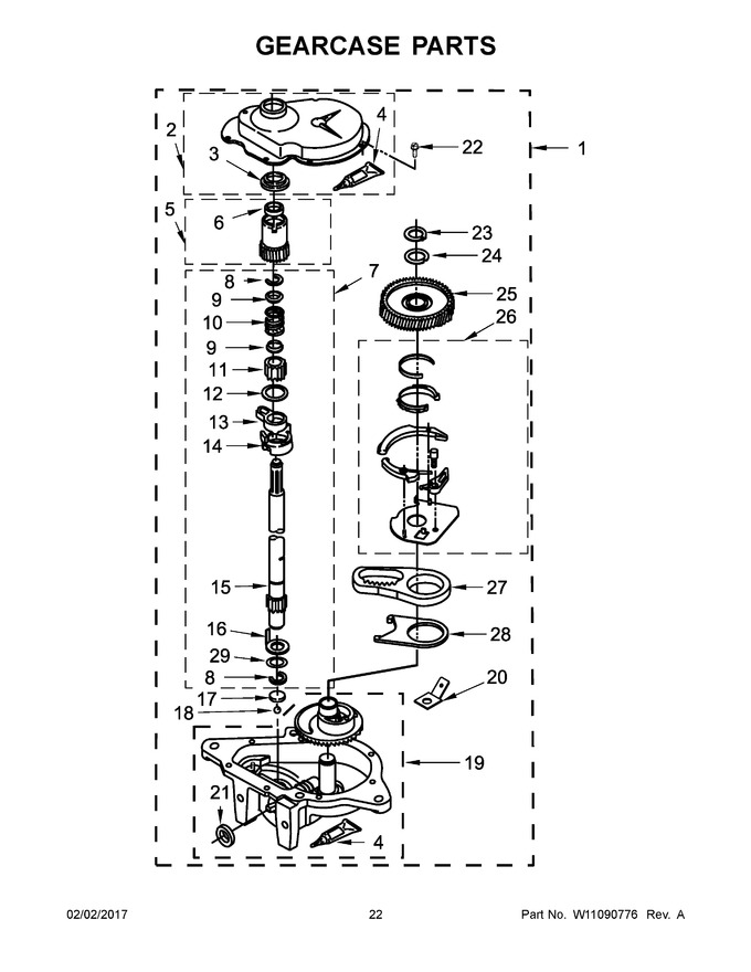 Diagram for WETLV27FW0