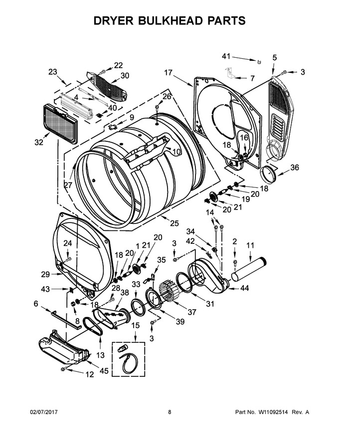 Diagram for WGTLV27FW0