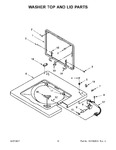 Diagram for 07 - Washer Top And Lid Parts