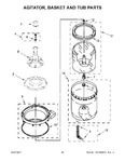 Diagram for 11 - Agitator, Basket And Tub Parts