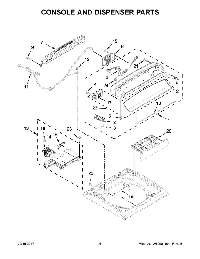 Diagram for WTW7300DW1