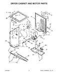 Diagram for 04 - Dryer Cabinet And Motor Parts