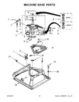 Diagram for 10 - Machine Base Parts