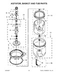 Diagram for 11 - Agitator, Basket And Tub Parts