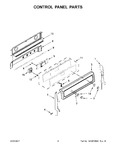 Diagram for 03 - Control Panel Parts