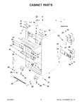 Diagram for 02 - Cabinet Parts