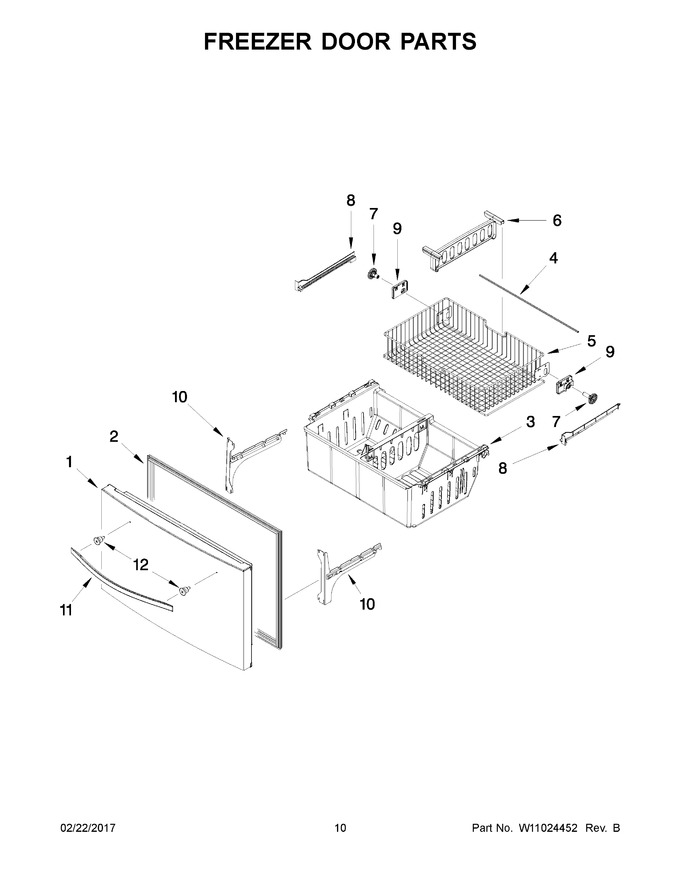 Diagram for WRX735SDBM03