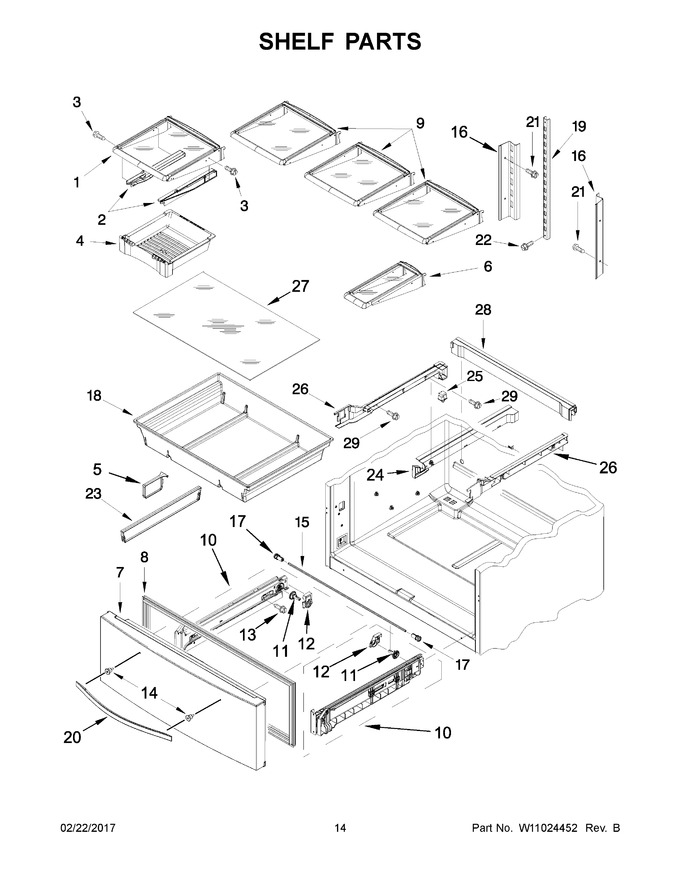 Diagram for WRX735SDBM03