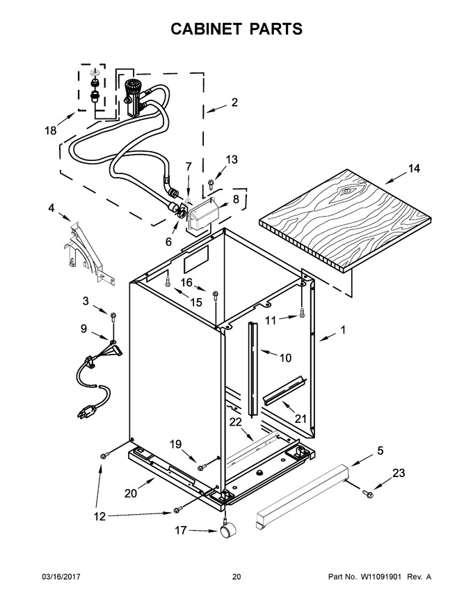 Diagram for WDP370PAHW0