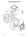 Diagram for 02 - Top And Cabinet Parts