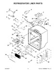 Diagram for 03 - Refrigerator Liner Parts