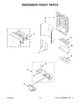 Diagram for 09 - Dispenser Front Parts