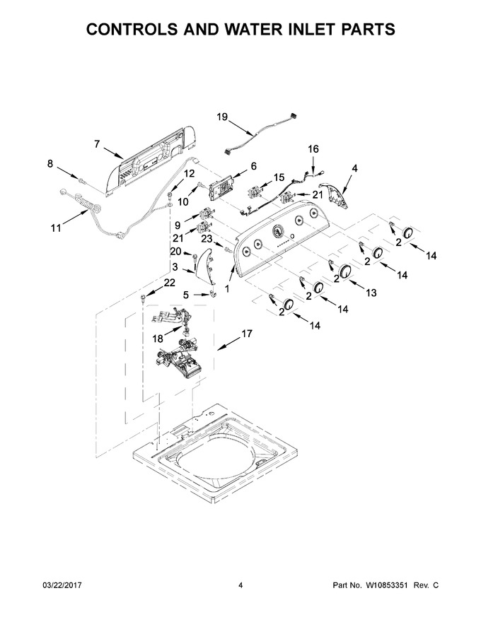 Diagram for WTW4810EW1