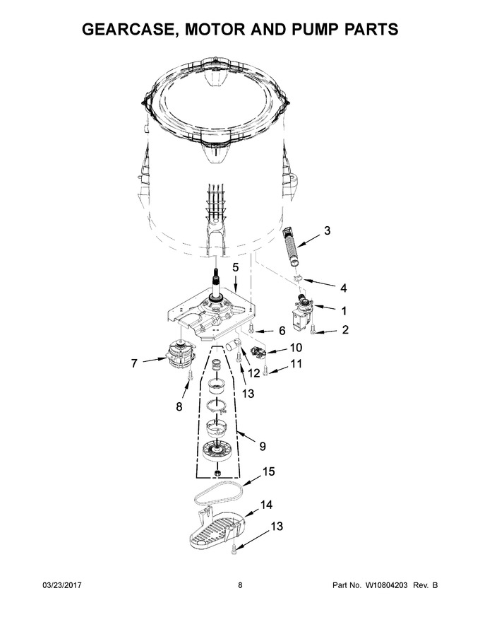 Diagram for WTW4815EW1