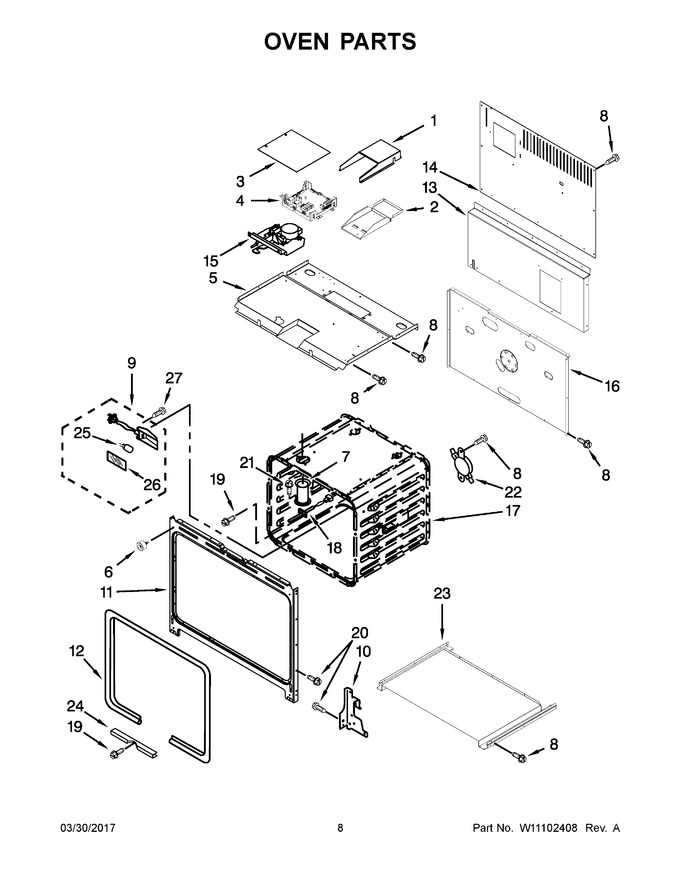 Diagram for KDRS467VSD00