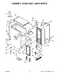 Diagram for 02 - Cabinet, Door And Liner Parts