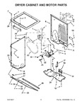 Diagram for 04 - Dryer Cabinet And Motor Parts