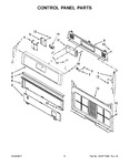 Diagram for 03 - Control Panel Parts