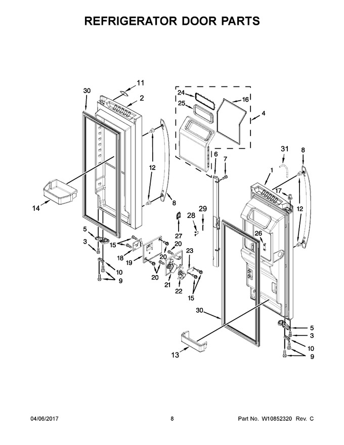 Diagram for WRF736SDAB14